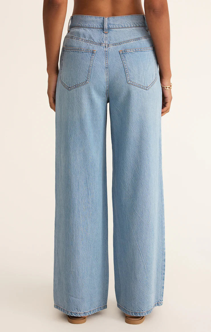 Zsupply Mia Loose Wide Leg Denim Pant