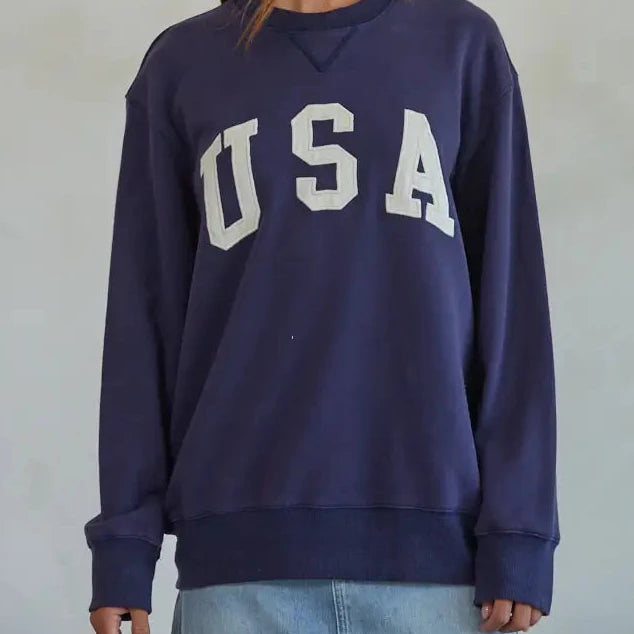 By Together Cotton Terry USA Crew Pullover