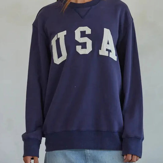 By Together Cotton Terry USA Crew Pullover