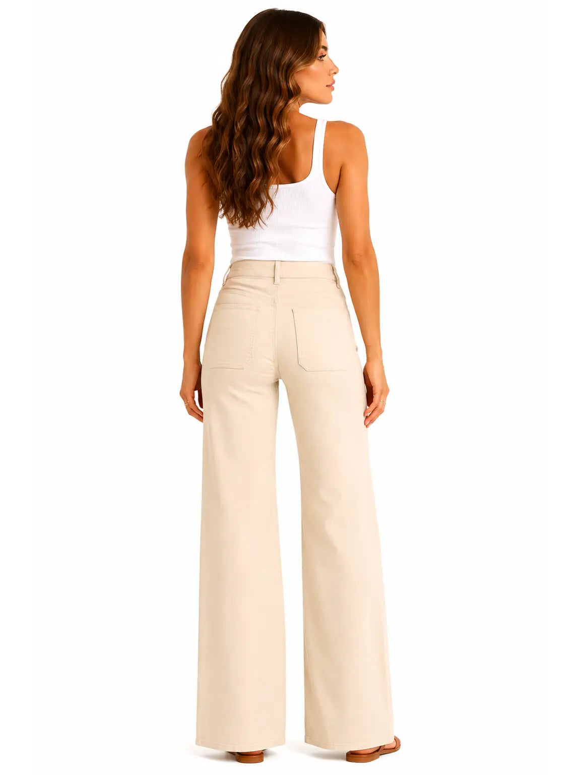 1822 Patch Pocket Wide Leg Denim