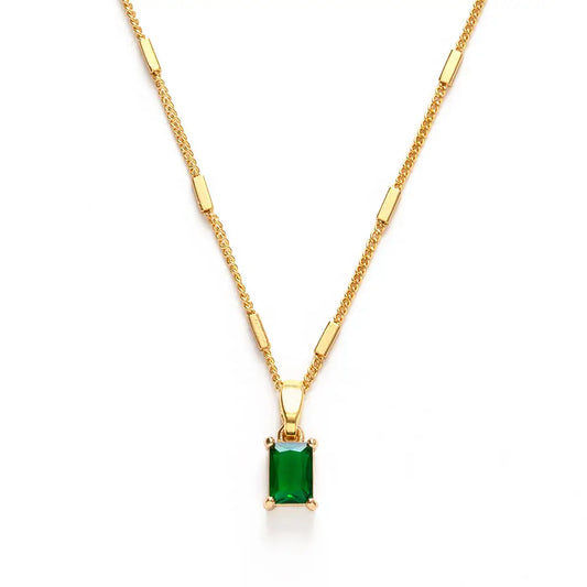 Amano Studio Emerald Holiday Necklace