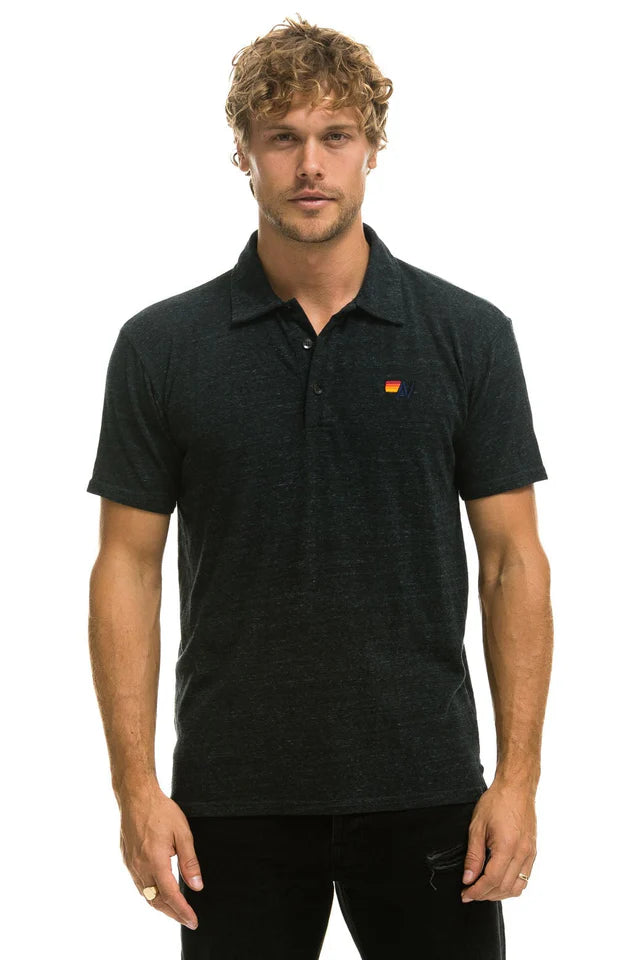 Aviator Nation Mens Logo Polo Shirt
