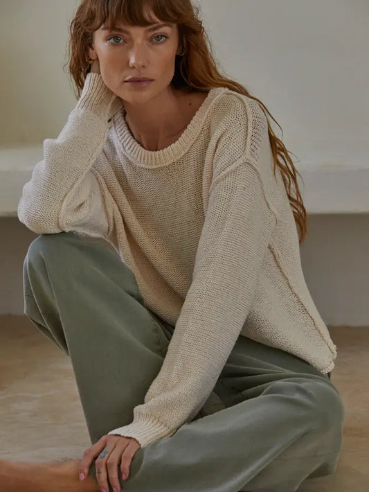By Together Crew Knit Pullover Sweater