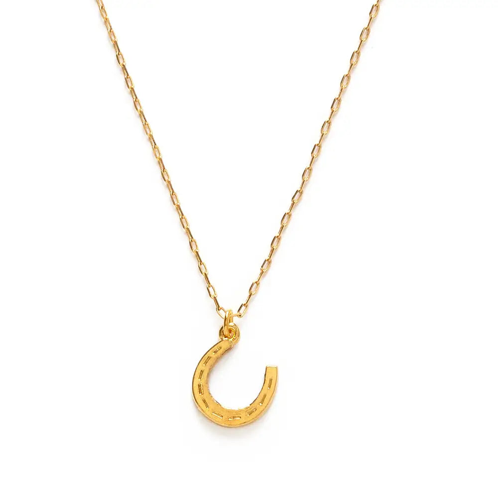 Amano Horseshoe Charm Necklace