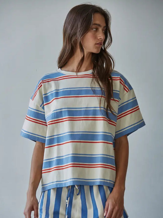 By Together Stripe Oversized Tee