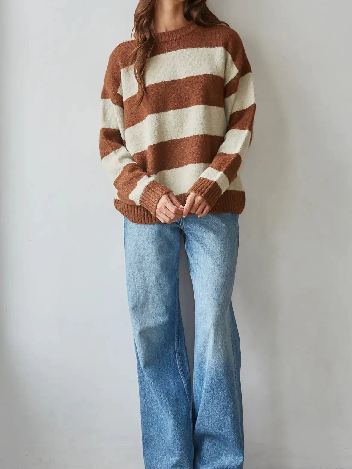 by Together Knit Striped Sweater