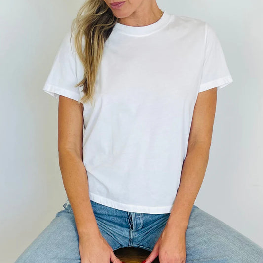 Flicka Brand Charlotte Crew Tee