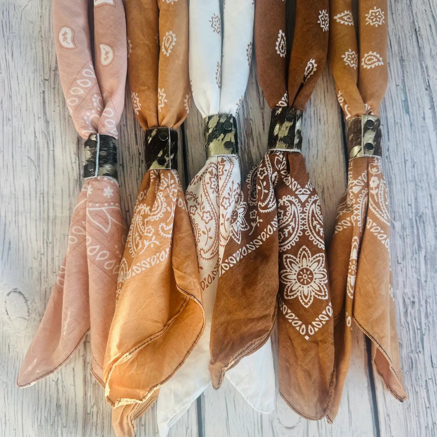 Terracotta Hand Dyed Bandanas