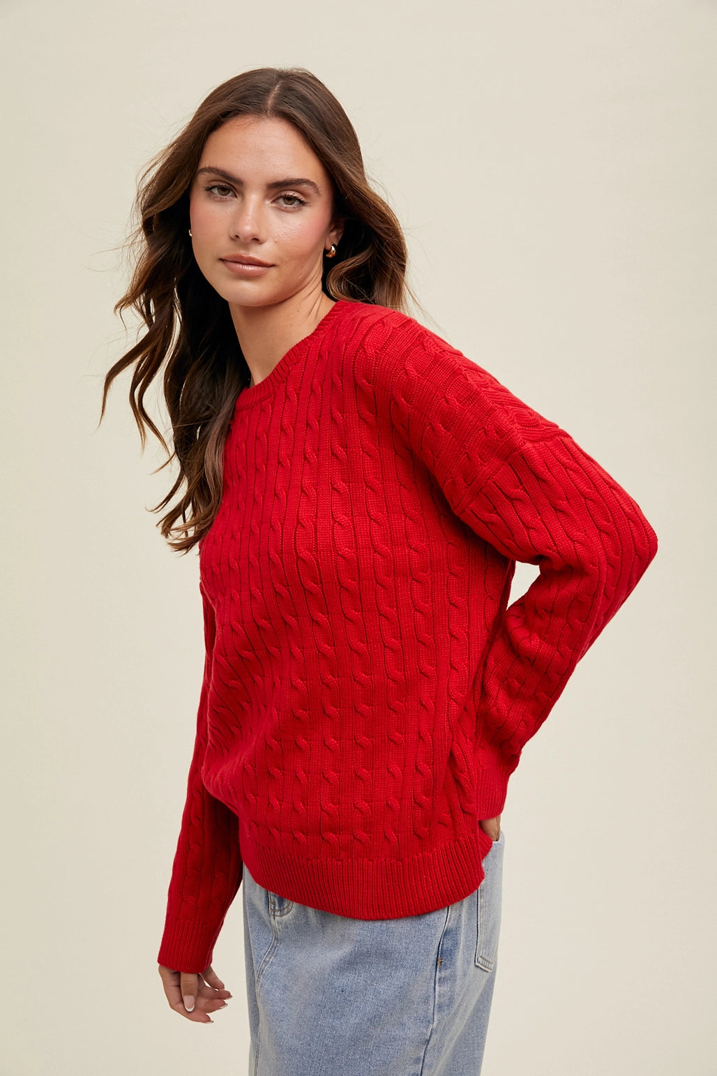 Wishlist Cable Knit Sweater