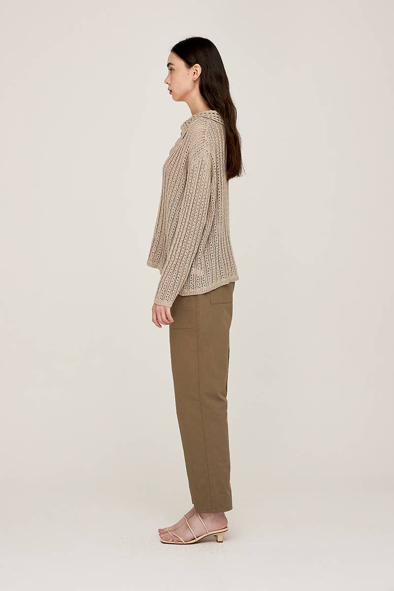 41625 - MIX KNIT PULLOVER