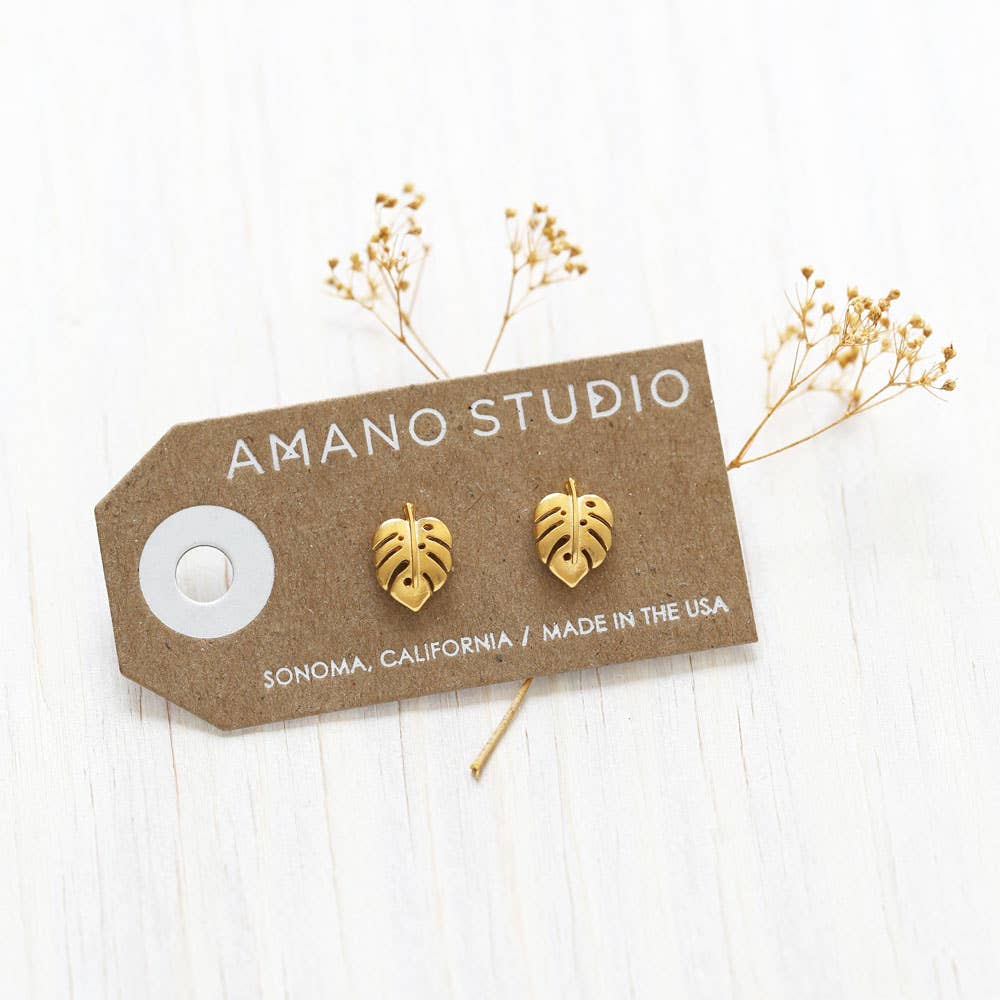 Amano Monstera Studs 23MSS