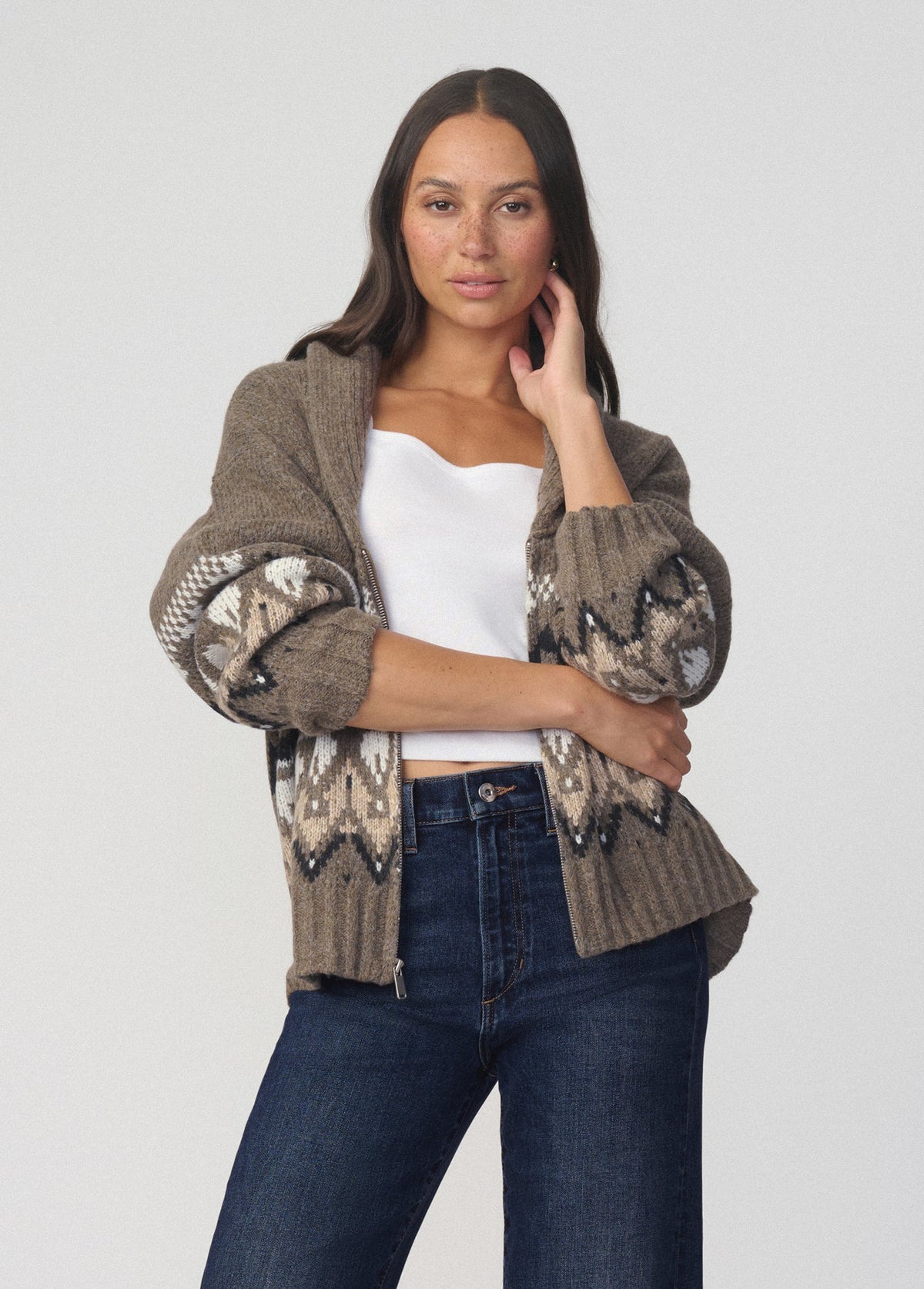 Joes The Inga Fair Isle Cardigan