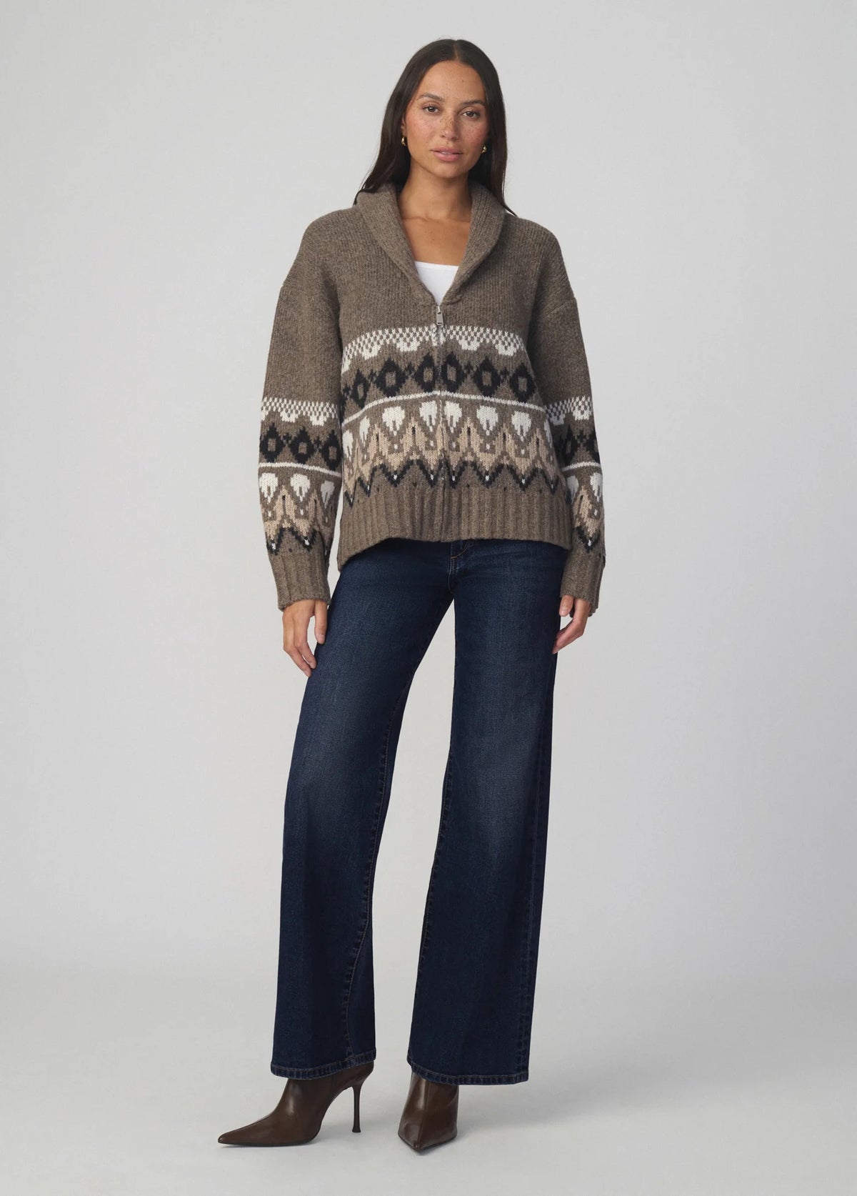 Joes The Inga Fair Isle Cardigan