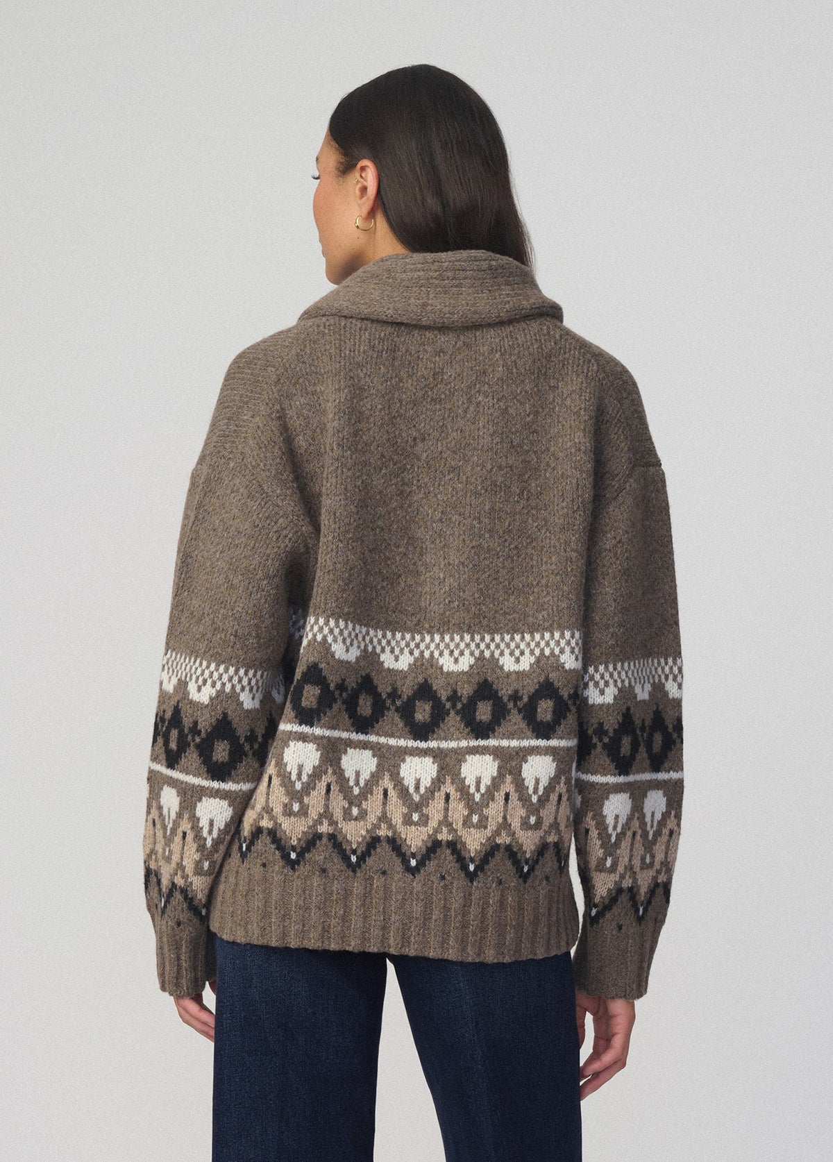 Joes The Inga Fair Isle Cardigan