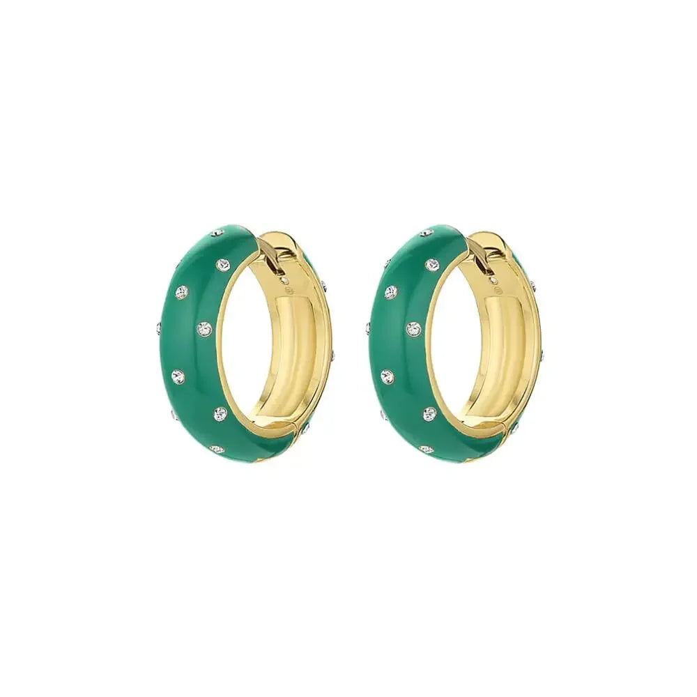 Gorjana Noel Enamel Shimmer Hoops