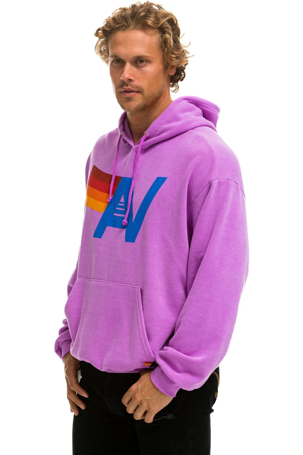 Aviator Nation Logo Relaxed Pullover Hoodie