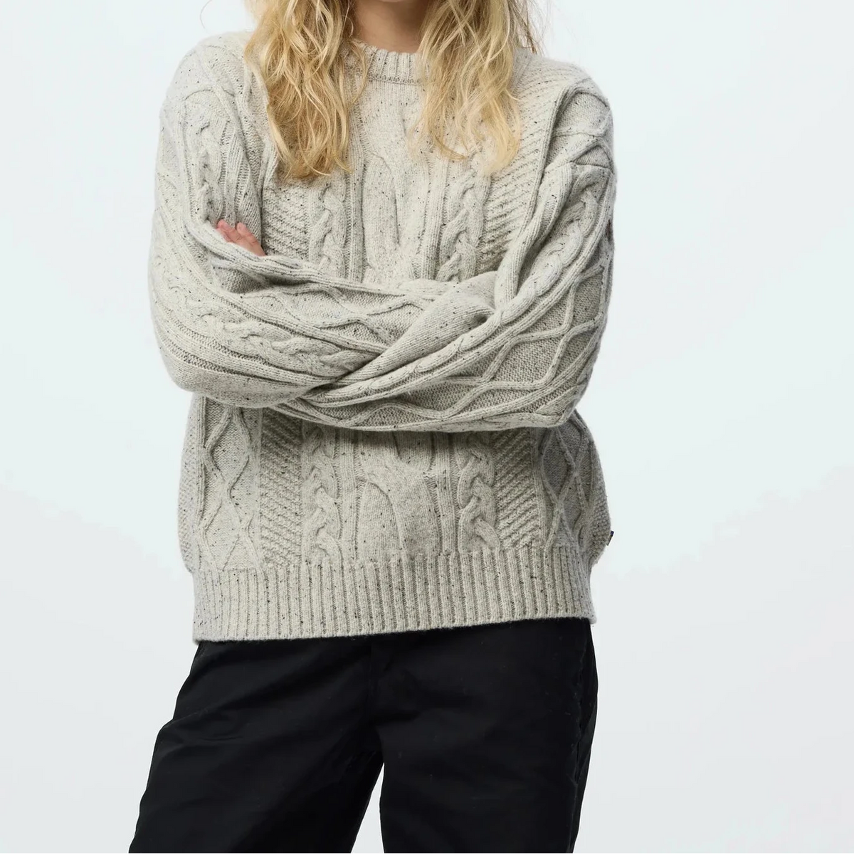 Fjallraven Women's Ovik Cable Knit Sweater