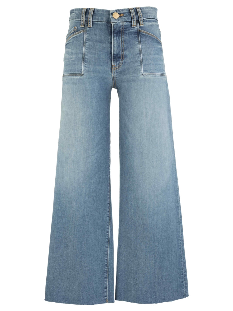 Kut Meg High Wide Leg Pocket Jean