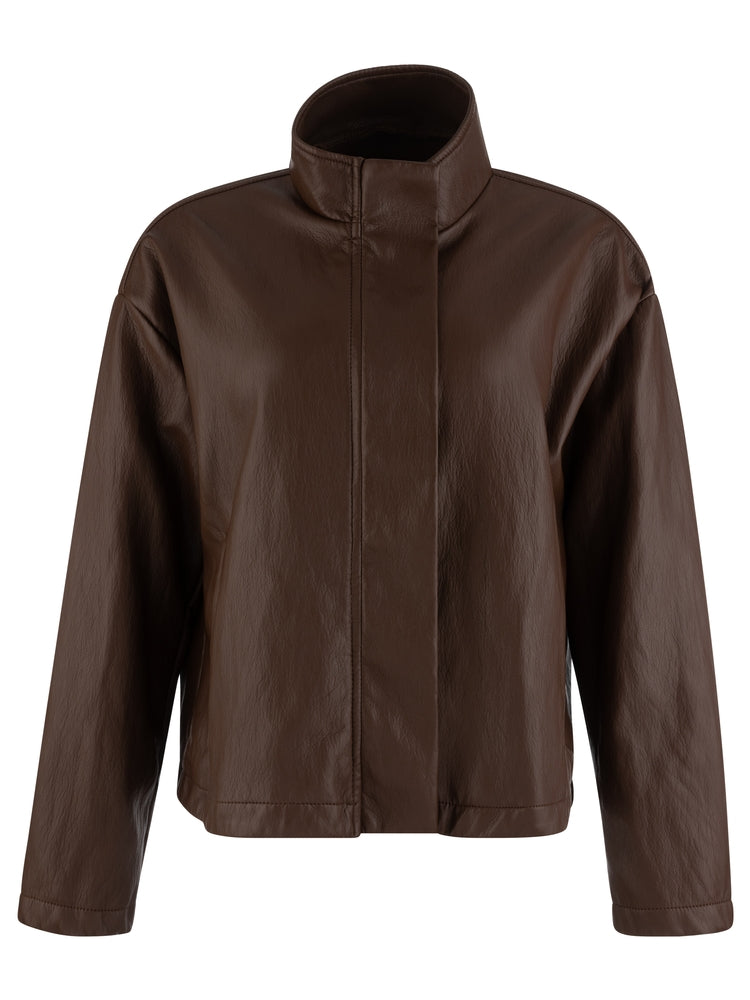 Kut Wren Drop Shoulder PU Leather Jacket