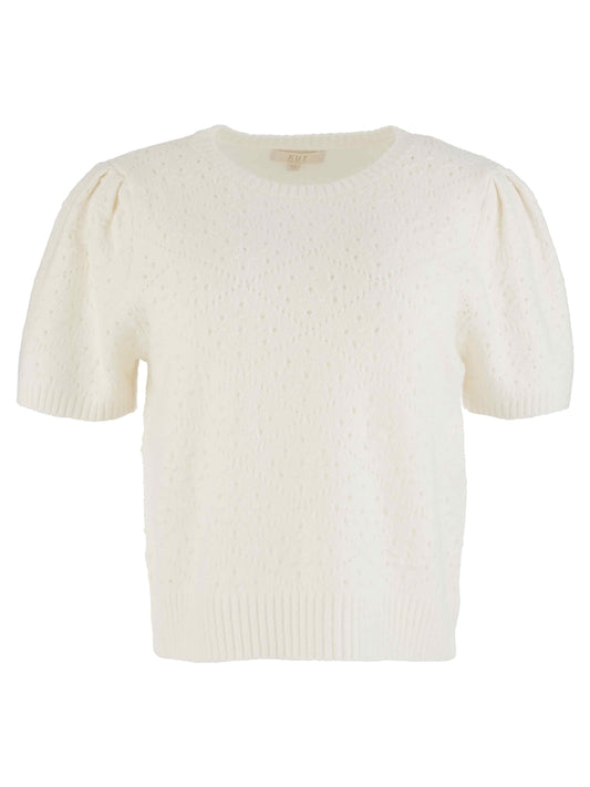 Kut Faith Scoop Neck Short Sleeve Sweater