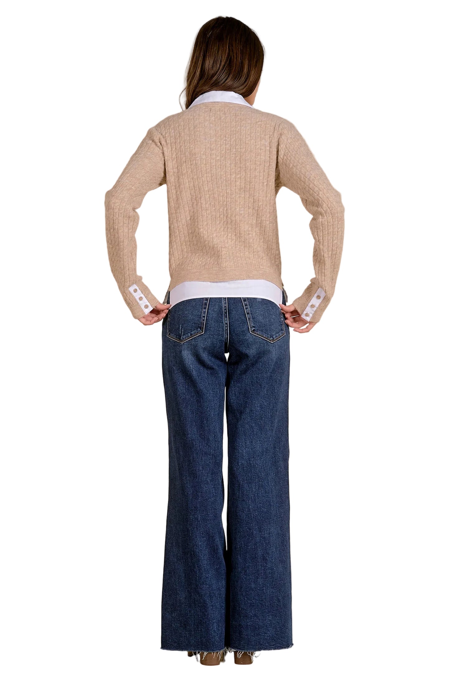 Elan Sweater Blouse Cardigan