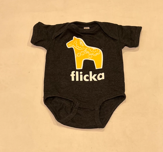 Flicka DALA HORSE ONESIE