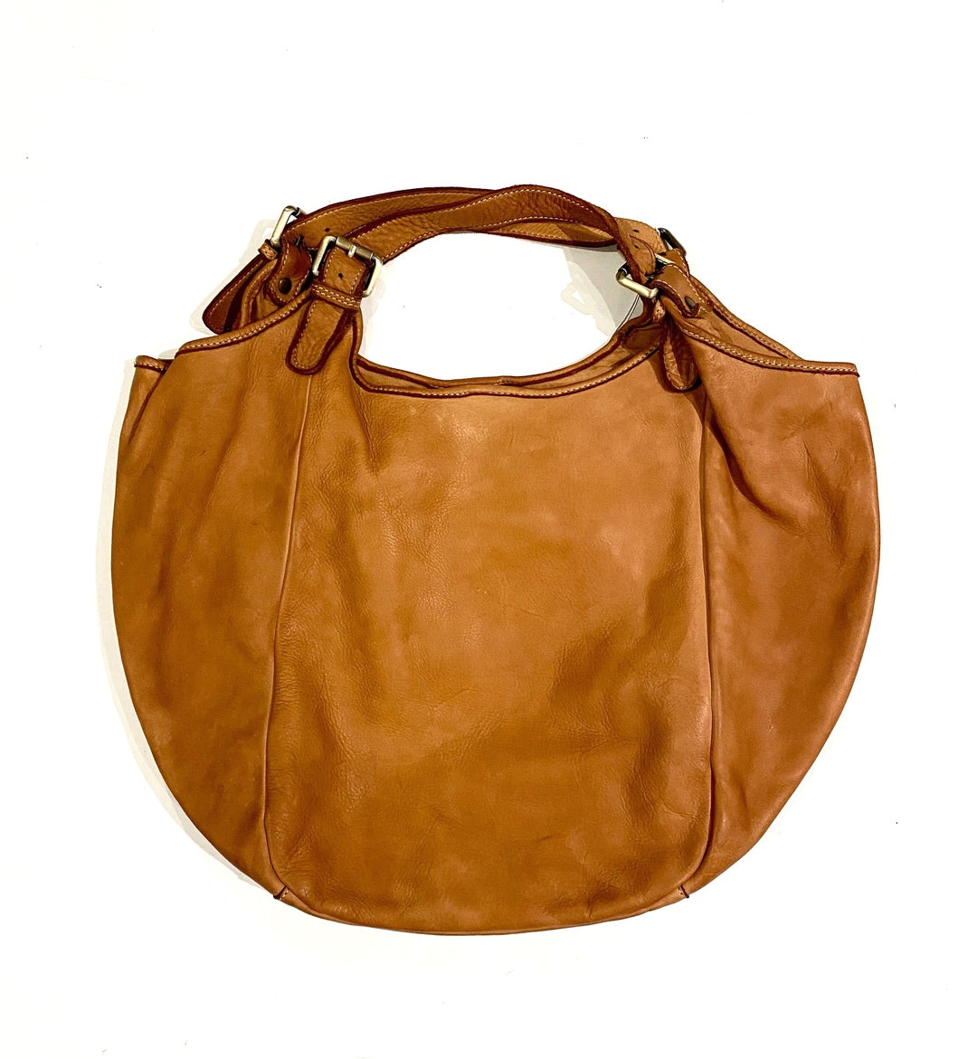 Bolsa Nova slouchy leather hobo