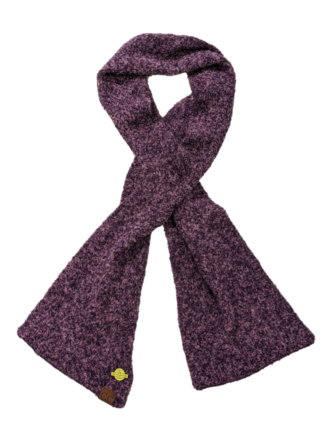 Mixed tone boucle scarf SF4010