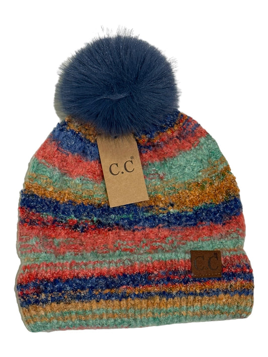 CC space dye pom beanie HTC0041