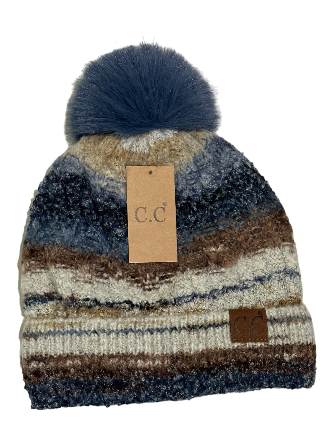 CC space dye pom beanie HTC0041