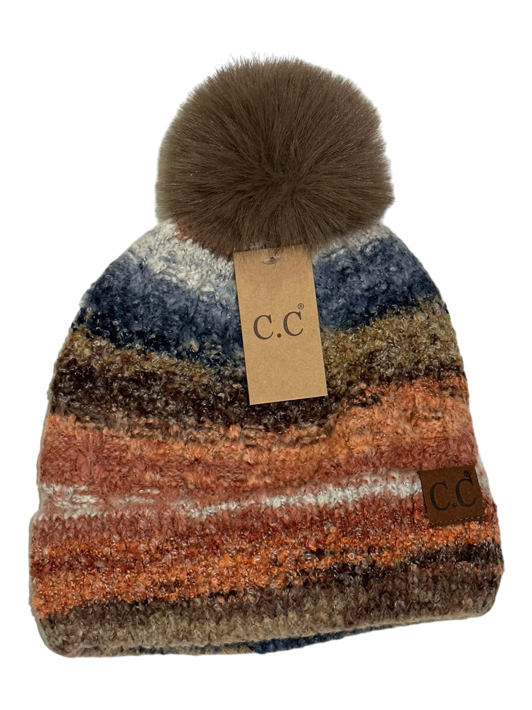 CC space dye pom beanie HTC0041