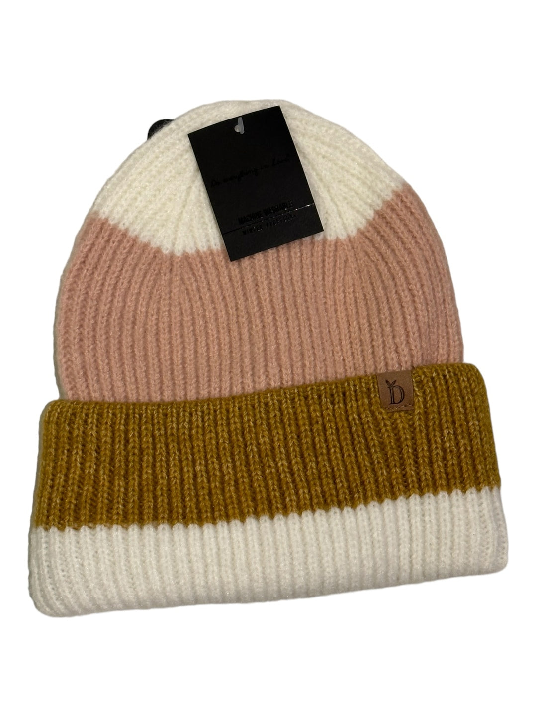 wide stripe knit caps HCB320039