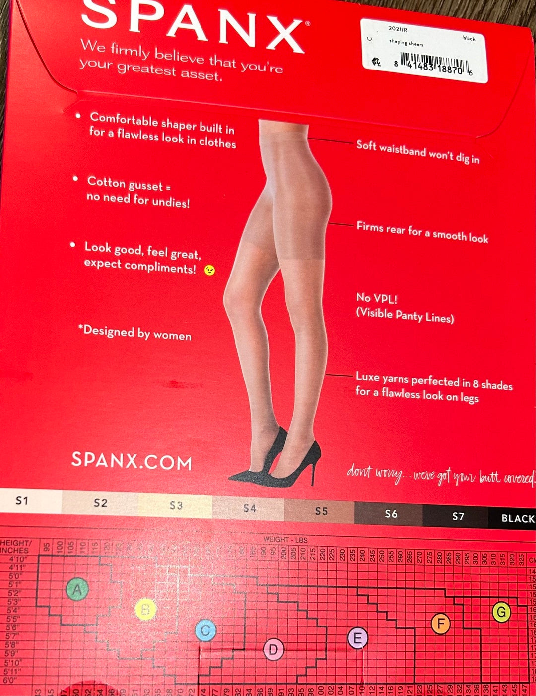 Spanx Shaping Sheers